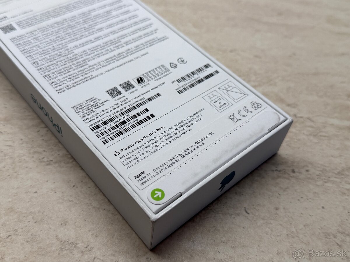 iPhone 16 128GB Teal (nový) - 6