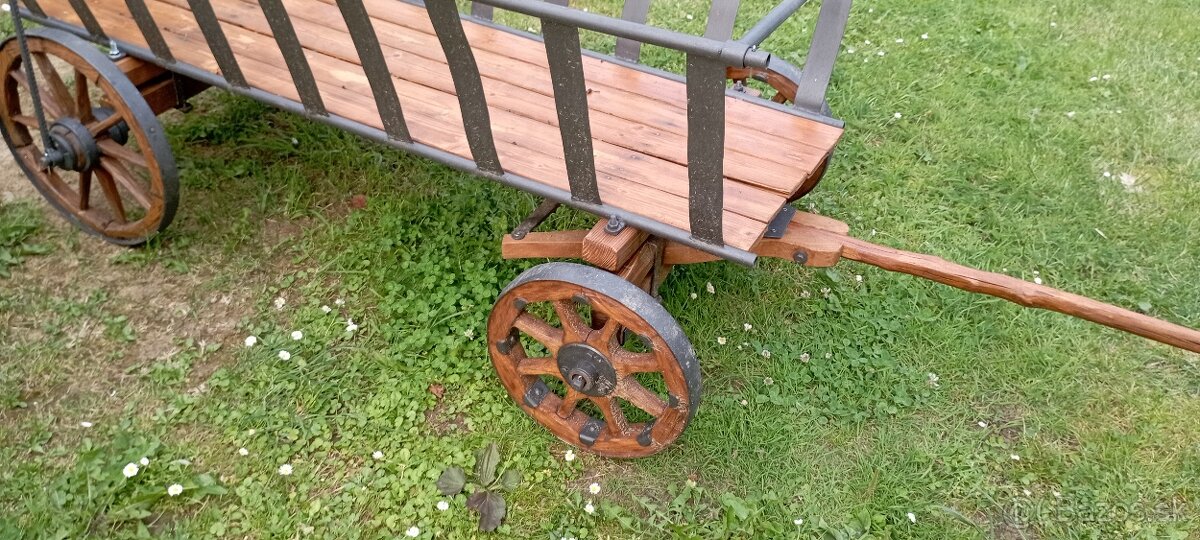 Starý drevený voz - rebriňak - 6