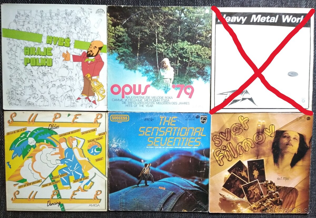 Gramofonové platne LP 2 - 6