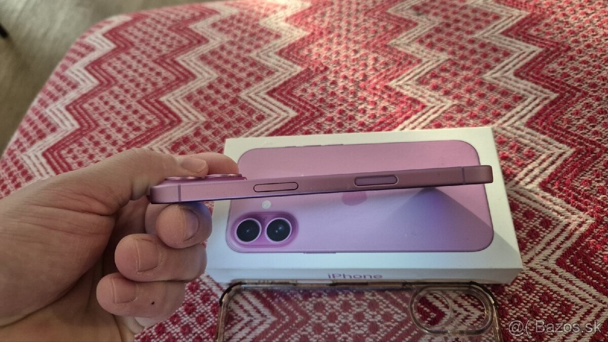 Apple iphone 16 128gb pink ako novy - 6