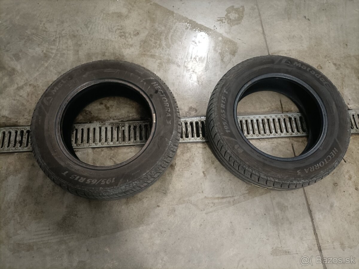 PREDÁM LETNÉ PNEUMATIKY 195/65 R15 - 6