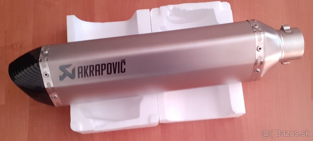 Ladená koncovka výfuku Akrapovič dlhá verzia 470mm - NOVÁ - 6