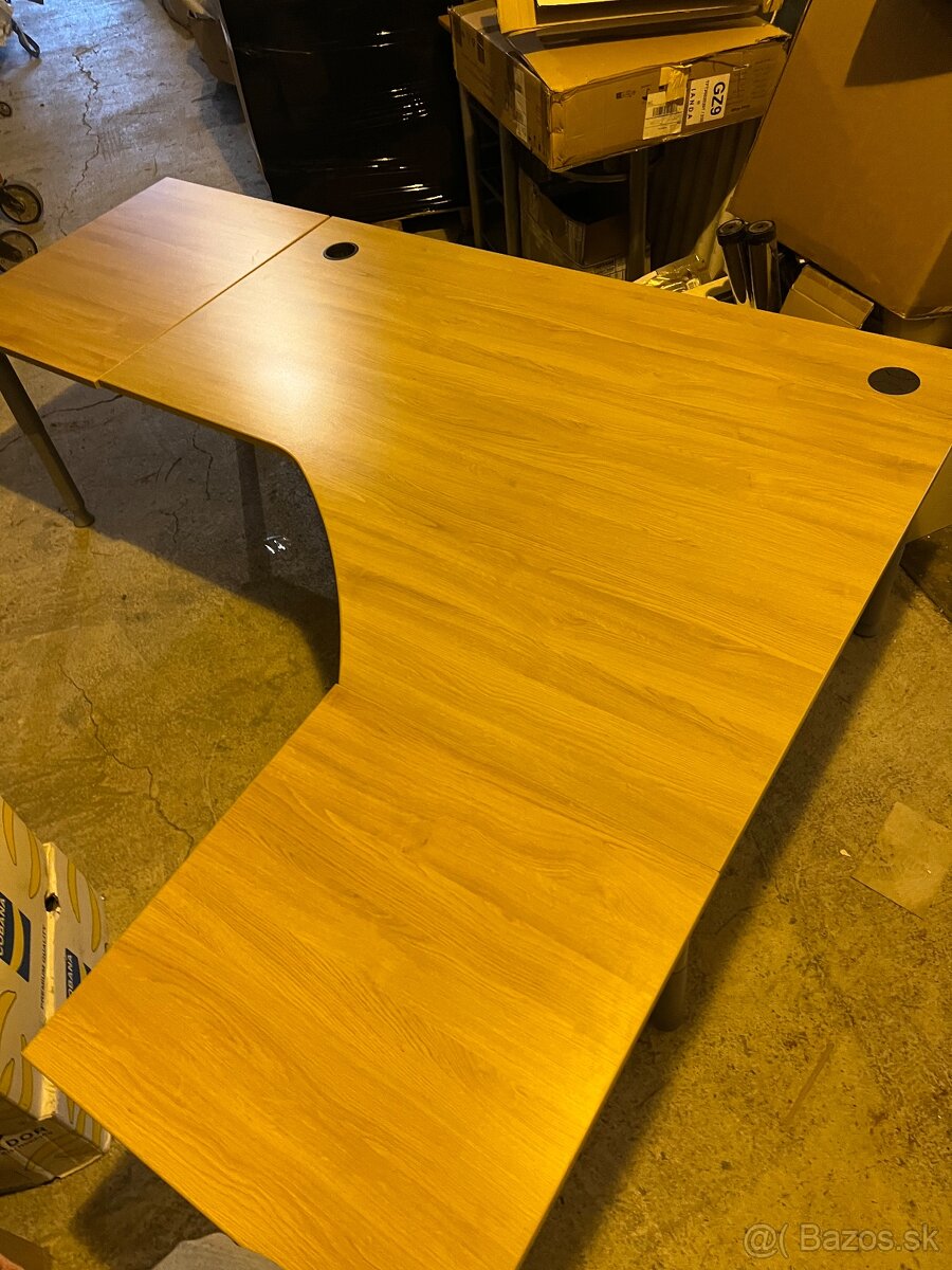 Rohový kancelársky stôl Kinnarps - 6