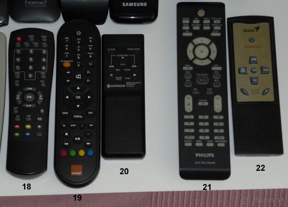 Predám diaľkové ovládače (skupina 3) - 6