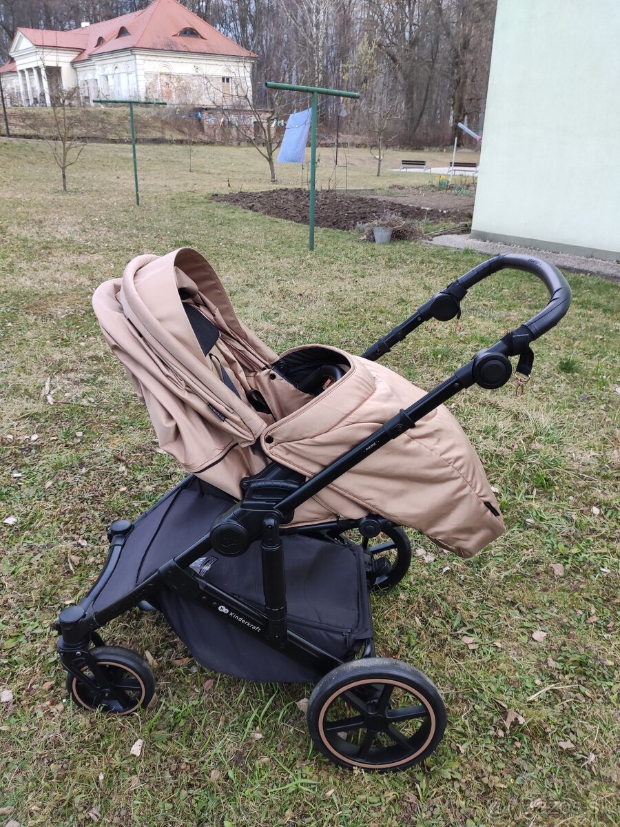 KINDERKRAFT Kočík 2v1 Prime 2 Beige - 6