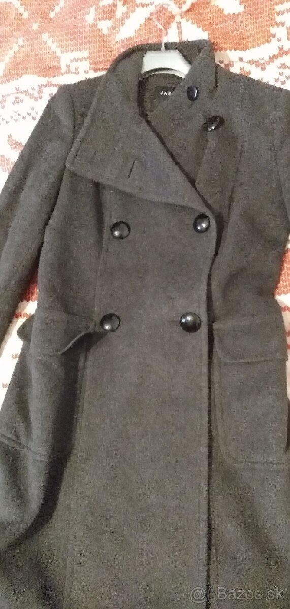 Damsky zimny vlneny ( kasmir) kabat - v.10 UK - 40 ,42 Eu - 6