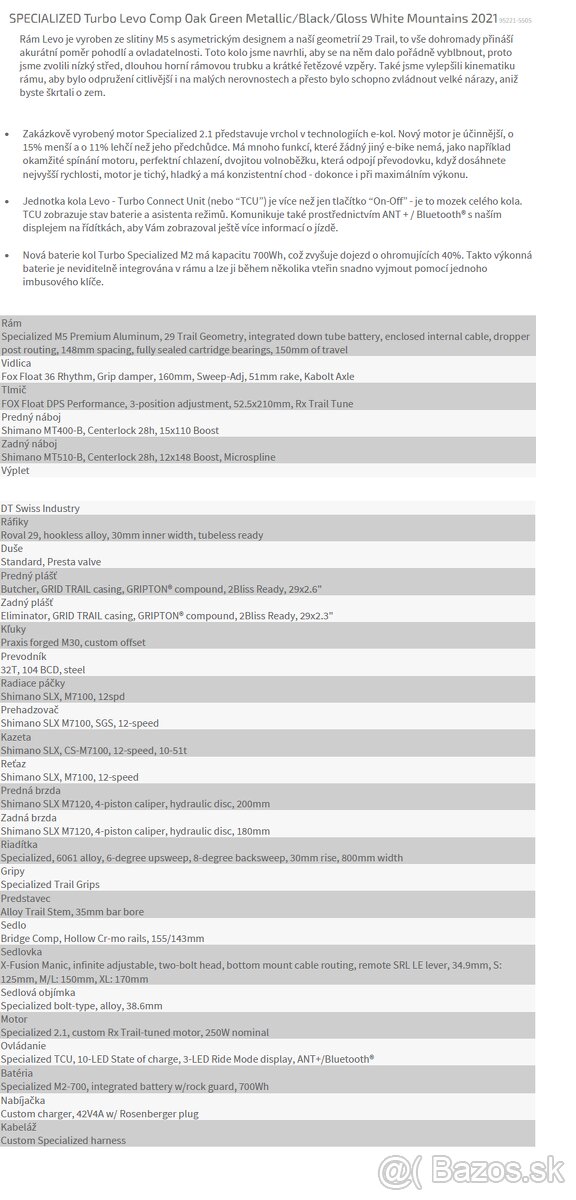 Specialized Turbo Levo Comp OAK GREEN - 6