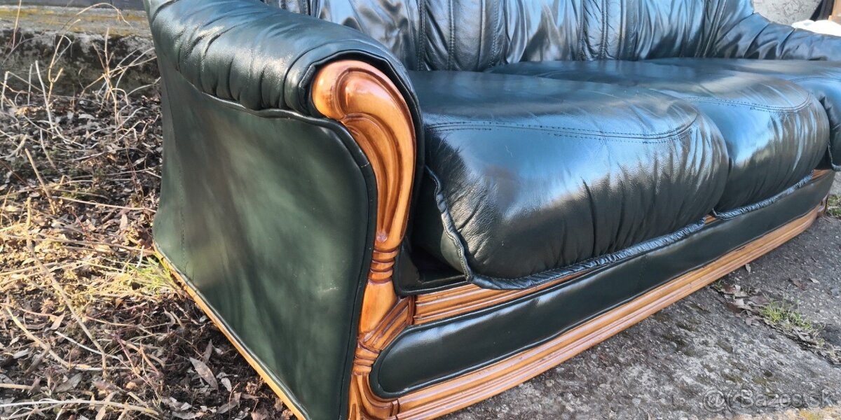 Kožená sedacia súprava(trojsedačka) - 6