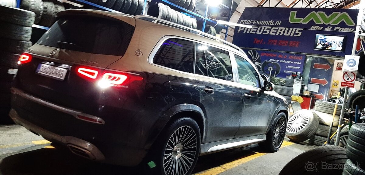 Nová sada 22" al.disky design Mercedes GLS +zimní pneu - 6