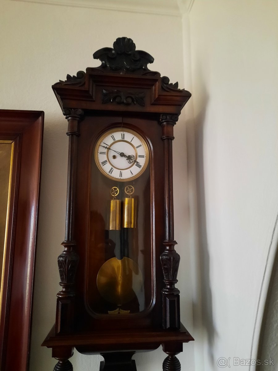 Predám zbierku nástenne hodiny starožitné pondusové - 6