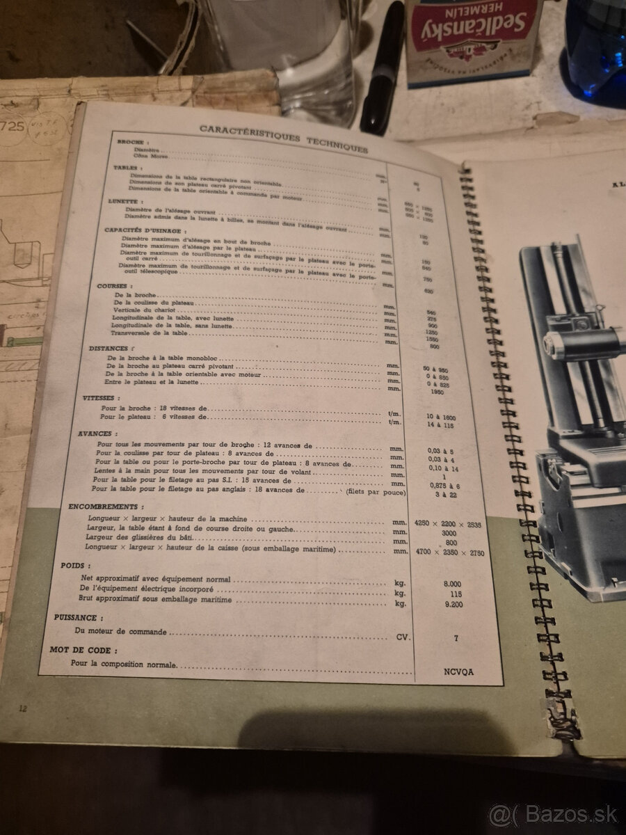 Horizontalni vyvrtavacka Pegard typ 924 - 6