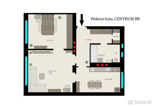 2-izbový byt - Kuzmányho ul. - 6