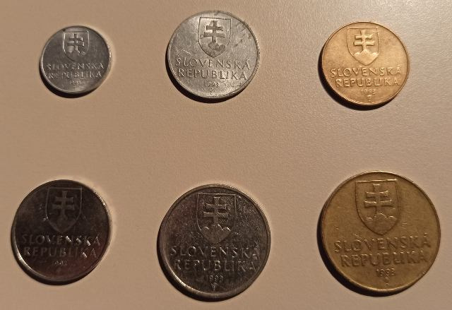 ČESKOSLOVENSKÉ / SLOVENSKÉ - MINCE / BANKOVKY - 6