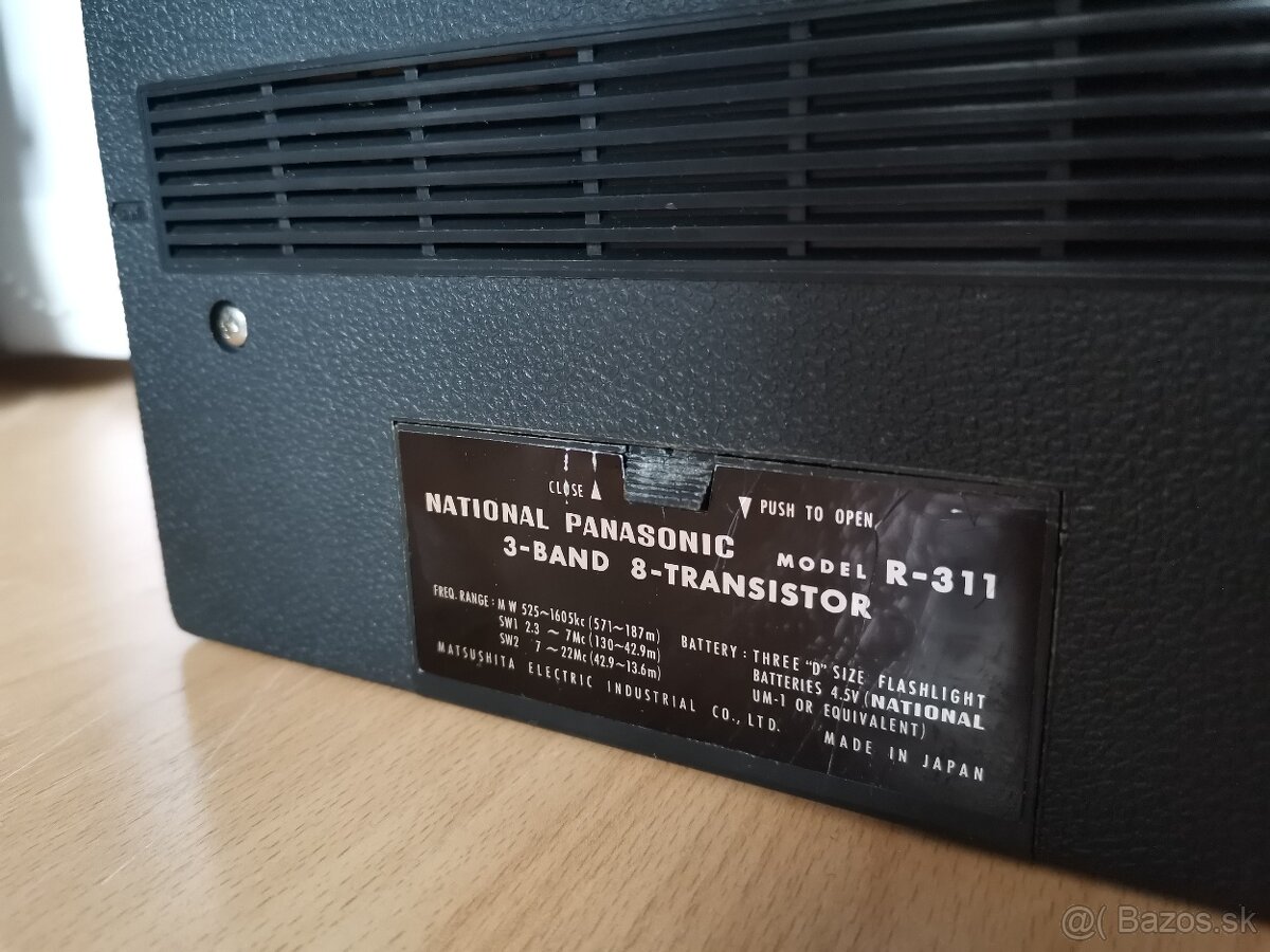 RÁDIO PRIJÍMAČ NATIONAL PANASONIC R-311 - 6