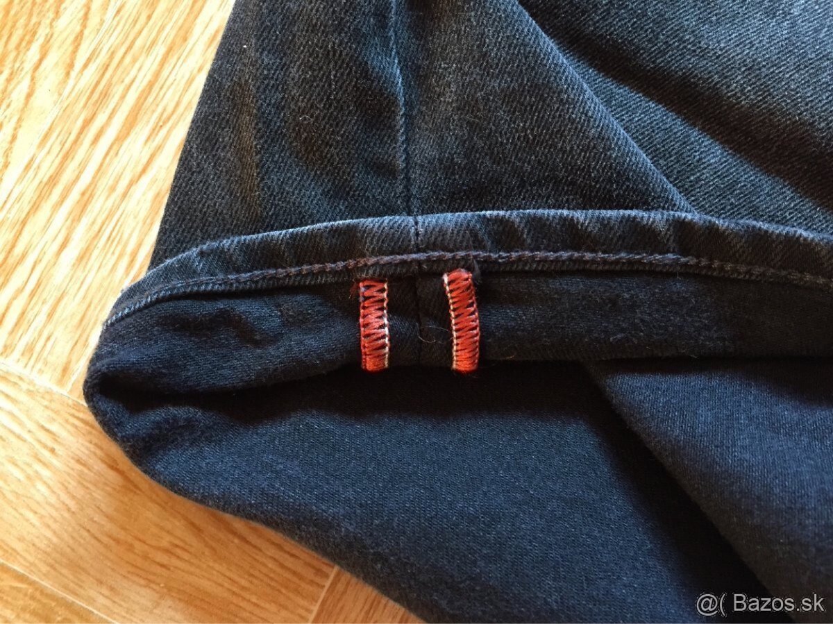 panske riflove sortky, kratasy Superdry velkost W36 - 6