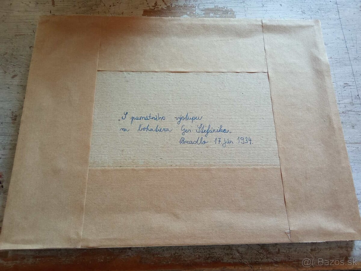 pamatny obraz gen. Stefanik na Bradle. 1934 - 6
