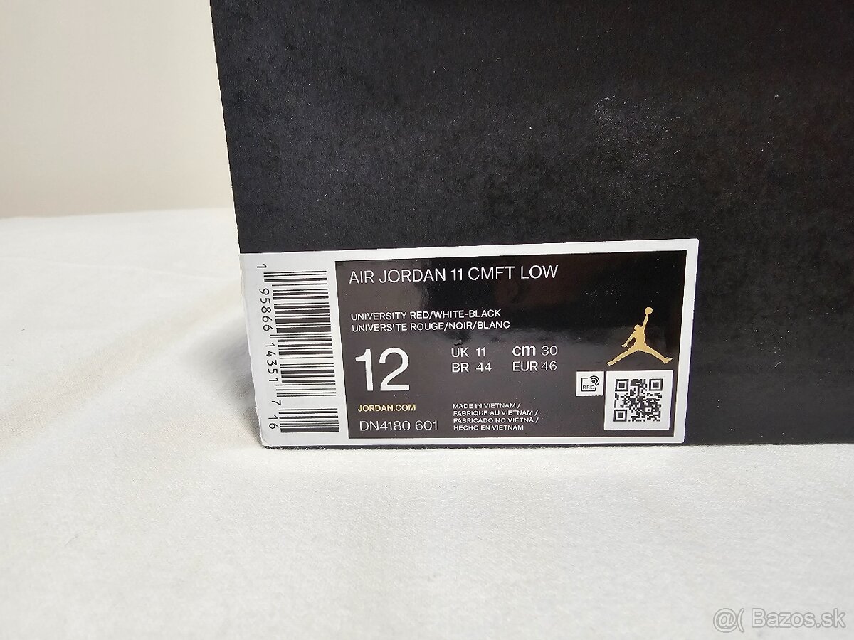 Pánske tenisky Jordan 11 CMFT University red, veľkosť 46 - 6