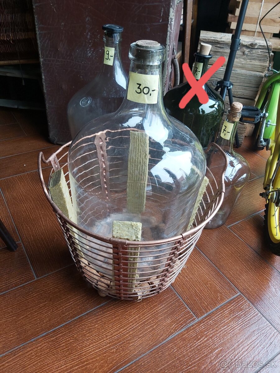 Starožitné sklo, raritné kusy - 6