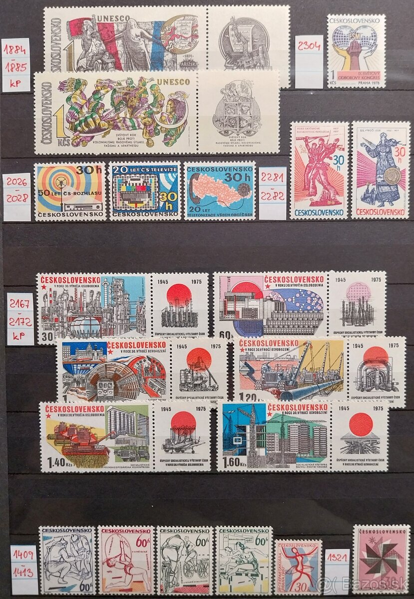 Známky ČESKOSLOVENSKO – 2 - 6