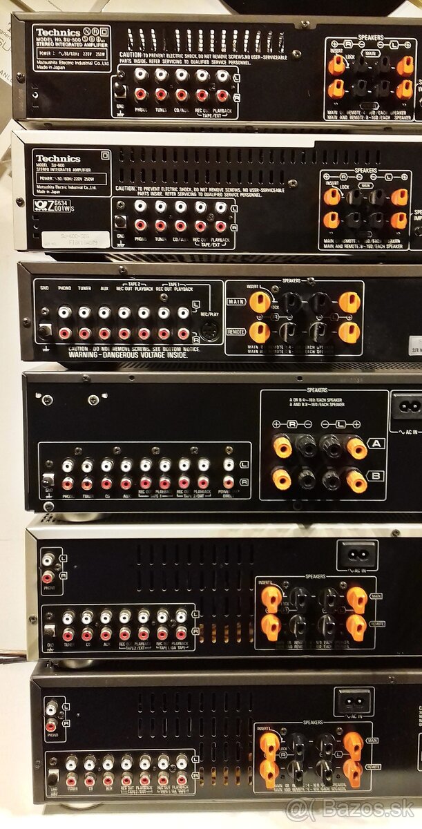 SERIA zosilnovac TECHNICS New Class A, Class AA, JAPAN = Zo2 - 6