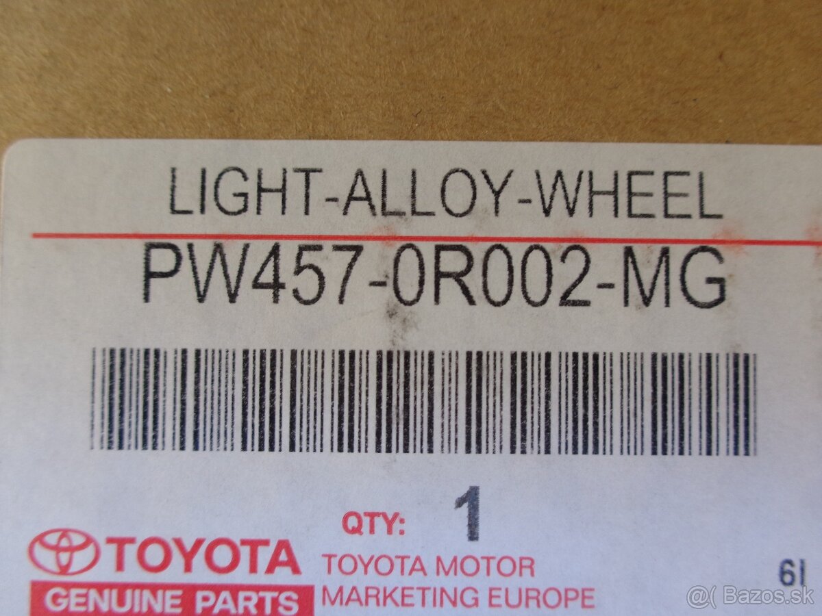 5x114,3 R17 Toyota aludisky - 6