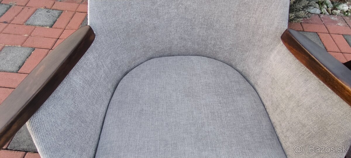 Retro kreslo škrupina - 6