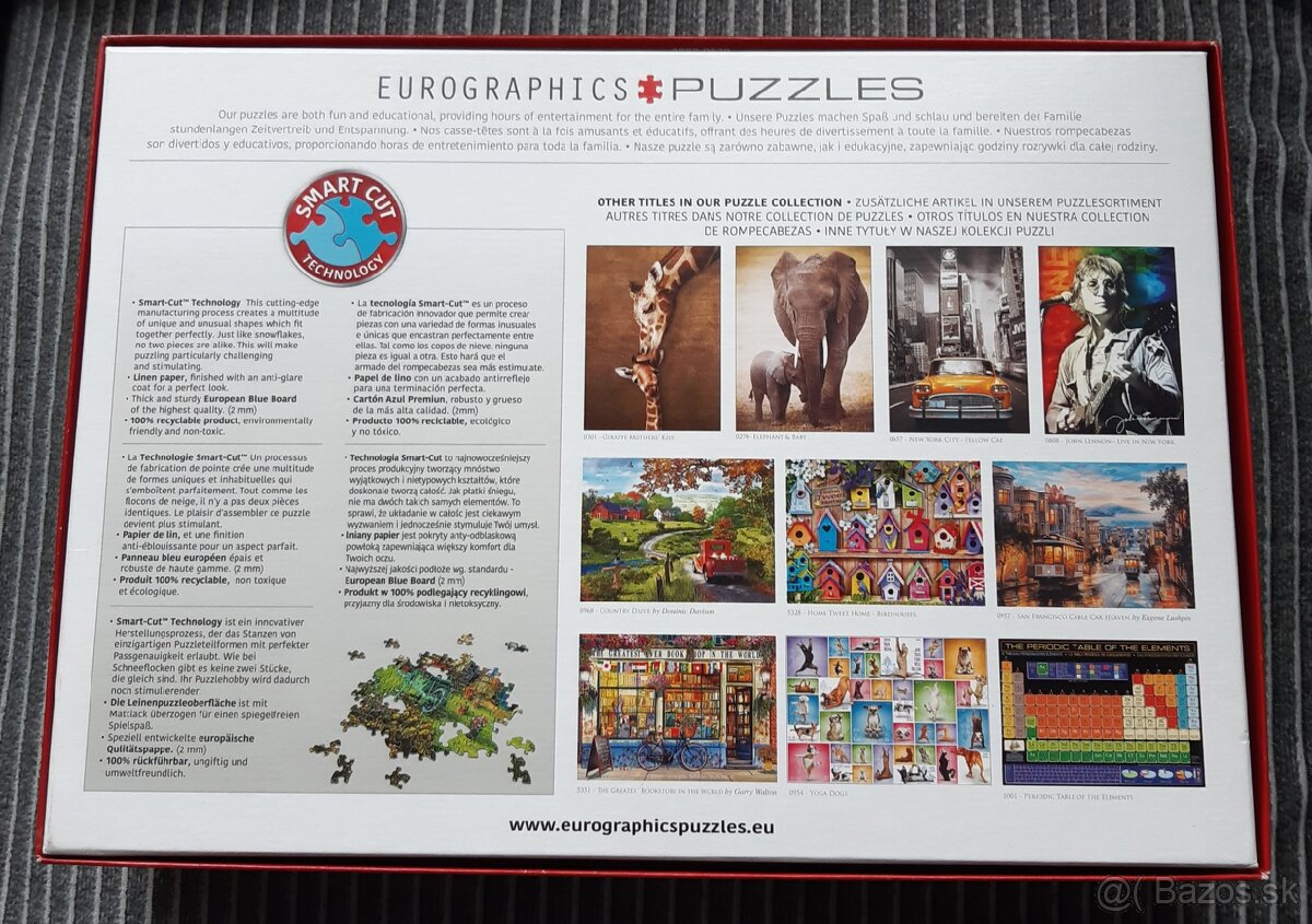 Puzzle 1000 dielikov zn. Eurographics - 6