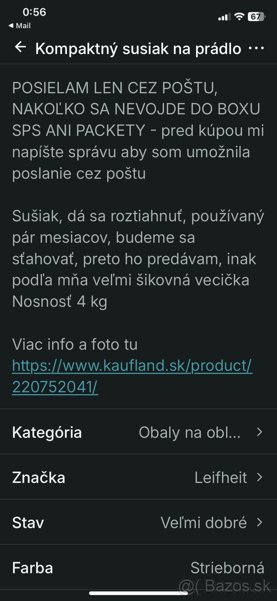 Sušiak na prádlo - 6