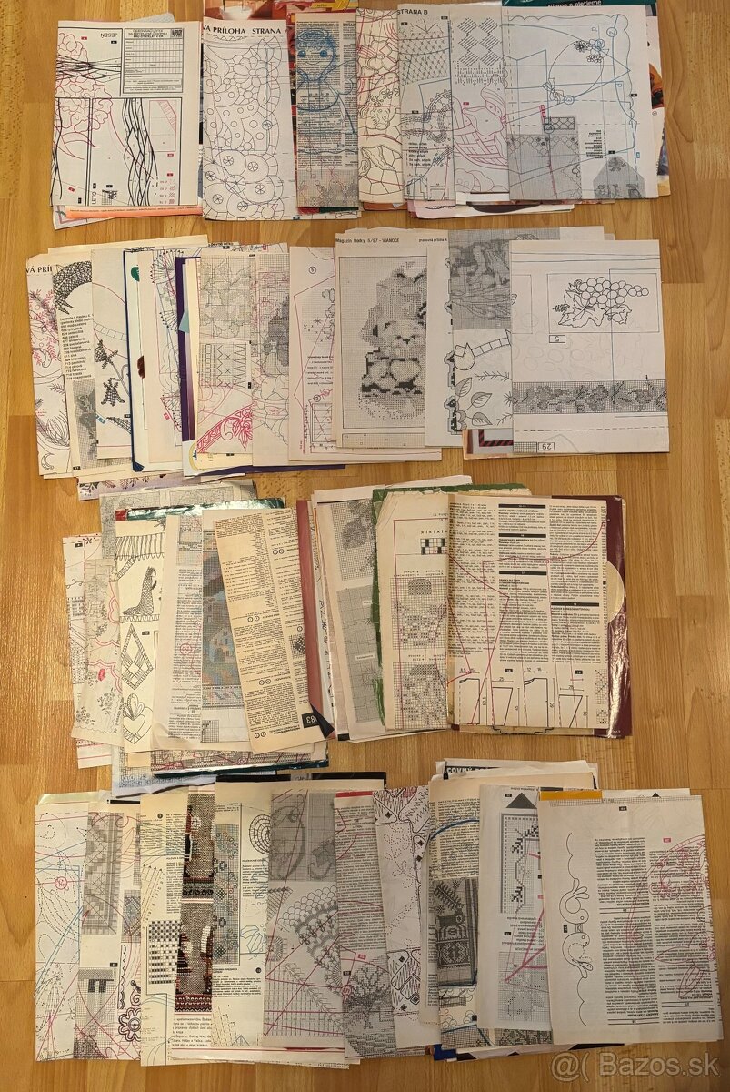 Podklady na vyšívanie/ háčkovanie - 6