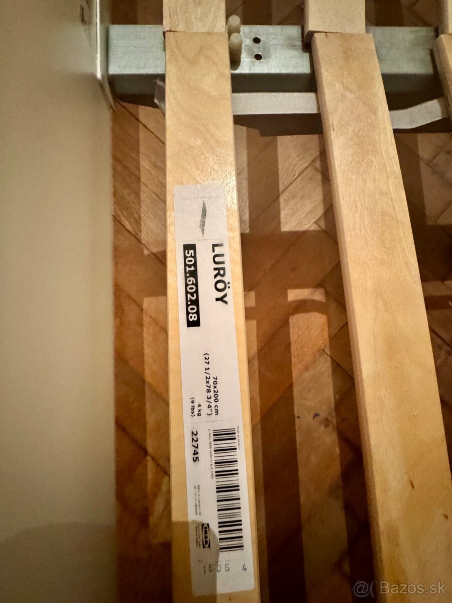 Posteľ 140x200 Ikea Duken aj s roštami. - 6