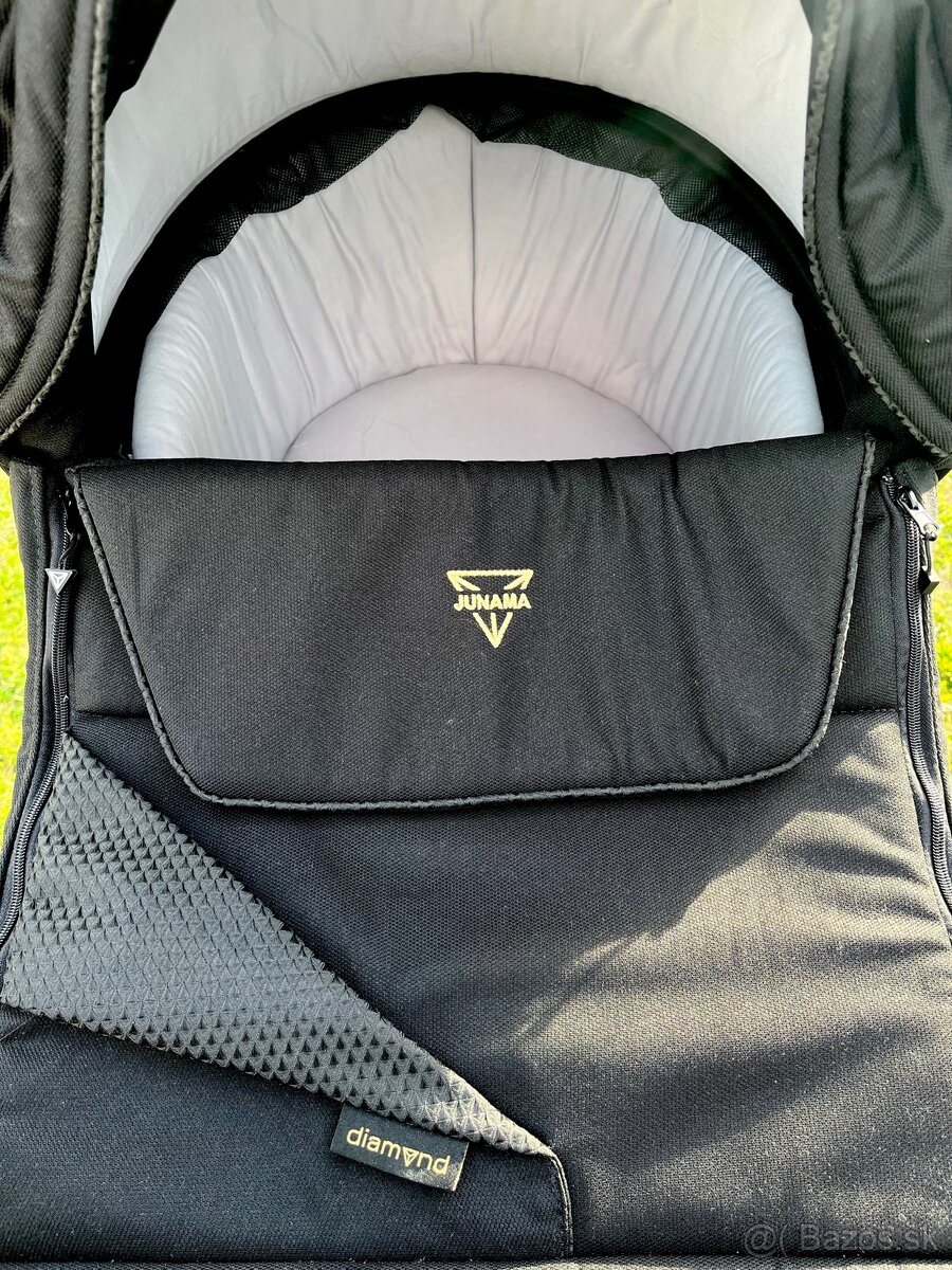 Kočík JUNAMA Exclusive + zadarmo koženný fusak s rukavicami - 6