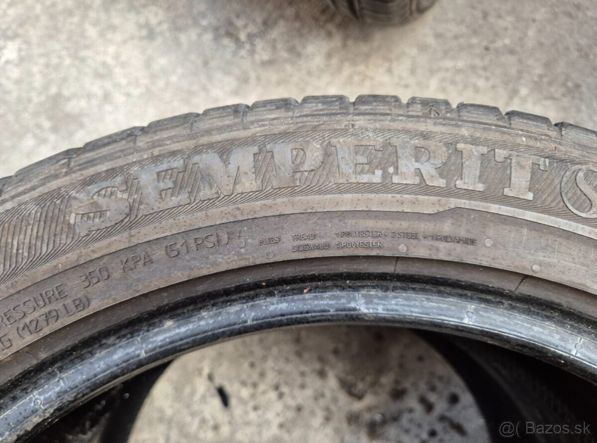 205/50 r17 letné 2 ks SEMPERIT dezén 6,5 mm - 6