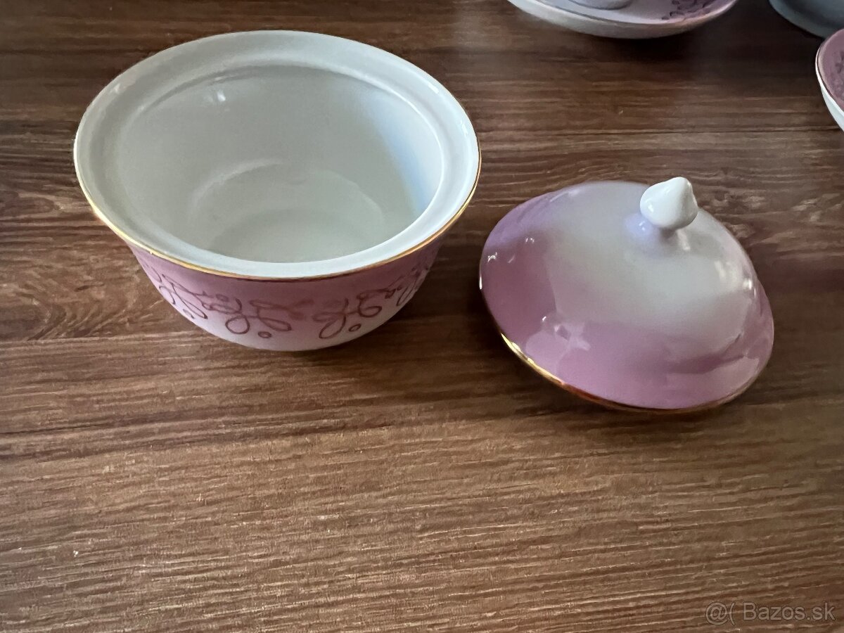 Krásna ružová porcelánová súprava EpiAg - 6