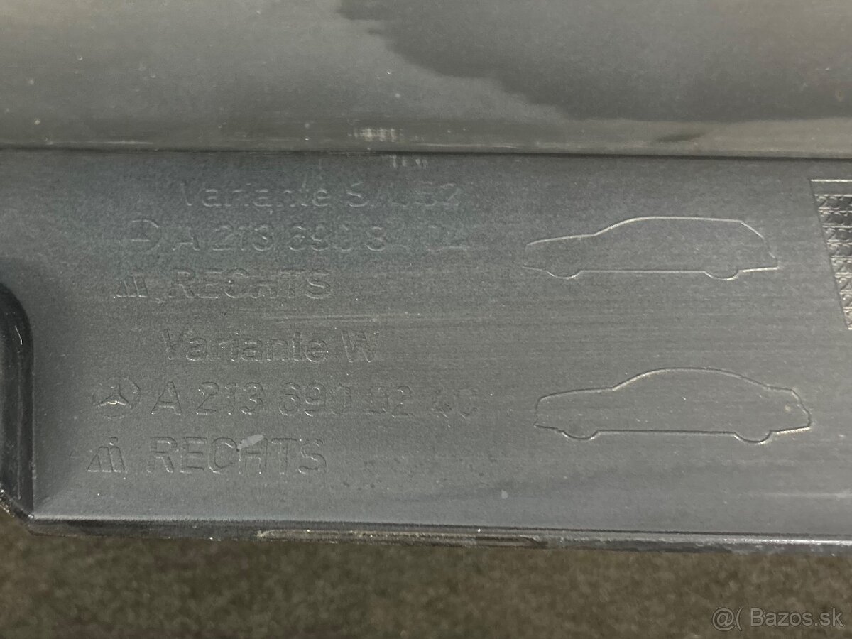 Mercedes E W213 bočné prahy dverí - 6