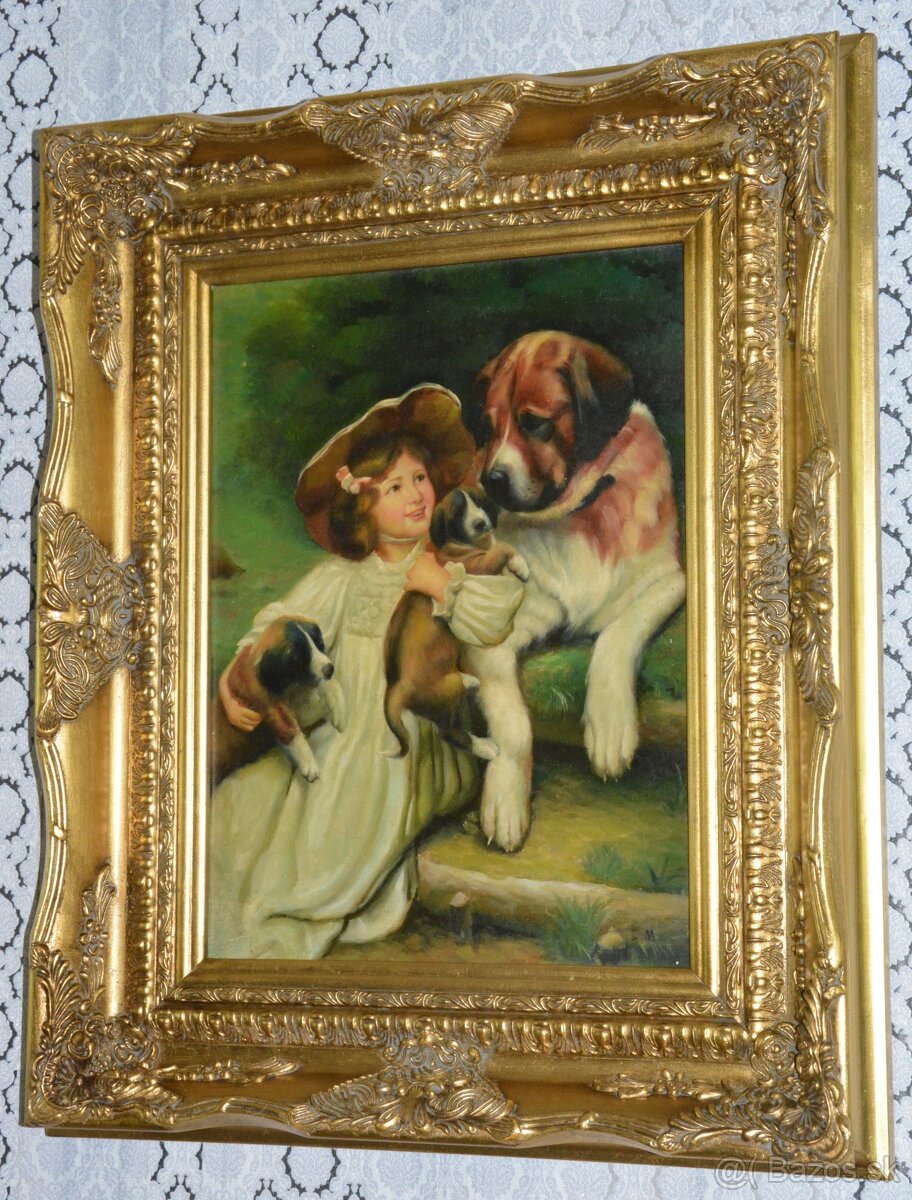 Obrazy - olej na desce - 6