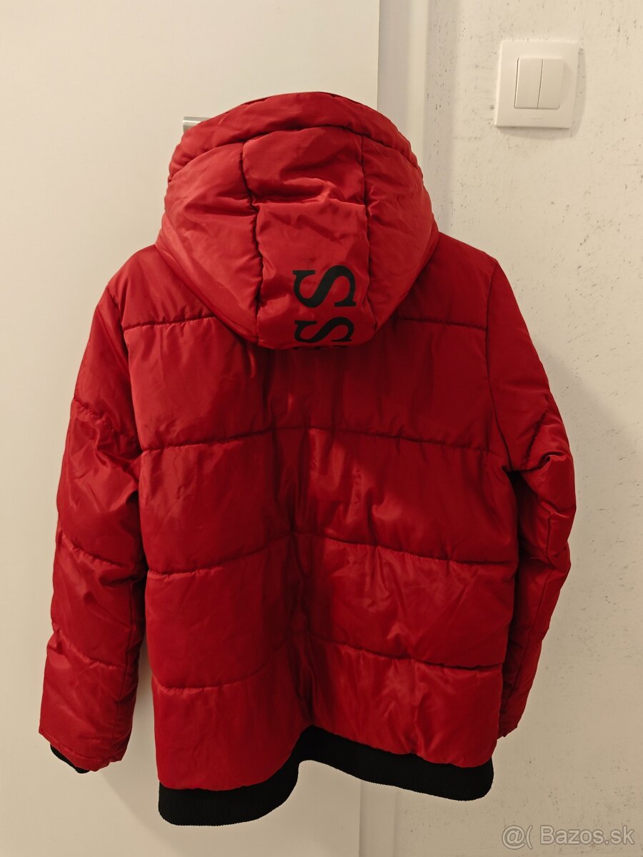 Guess chlapčenská bunda bordova - 6