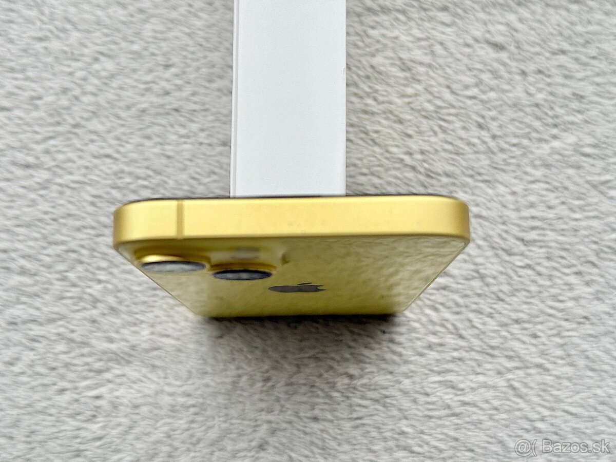 iPhone 14 128GB Žltý, NOVÁ BATERKA, SUPER STAV - 6