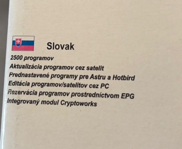 Digitálny satelitný receiver Homecast S3000 CR - 6