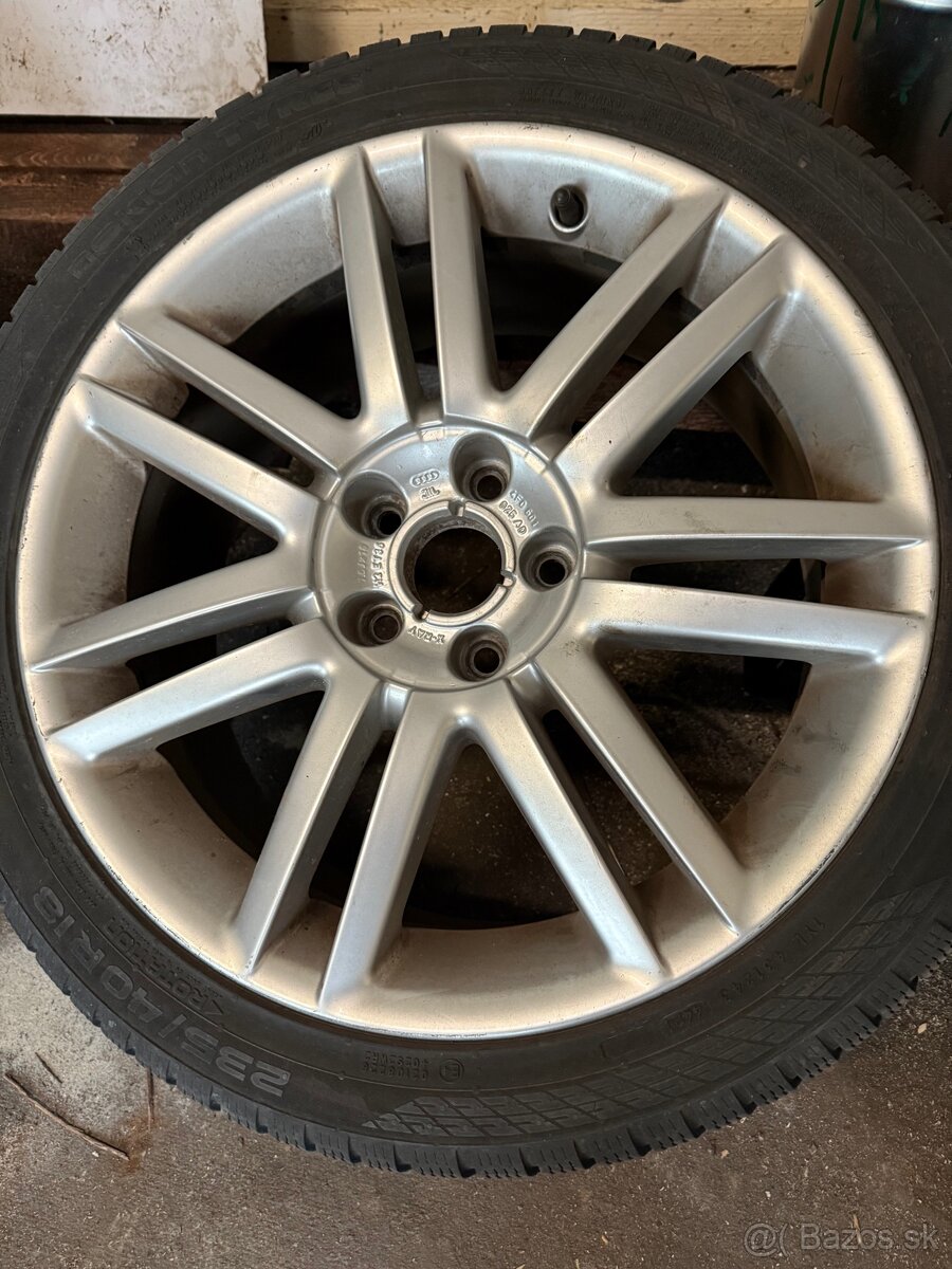 Predám originál Audi elektróny r18 so zimnými gumamy Nokian - 6