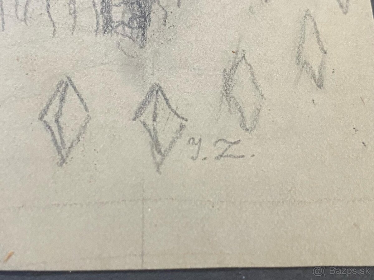 Starý obrázek za sklem - 6