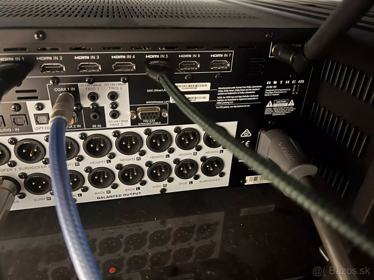 Anthem AVM 90 High-End AV predzosilňovač vrát. - 6