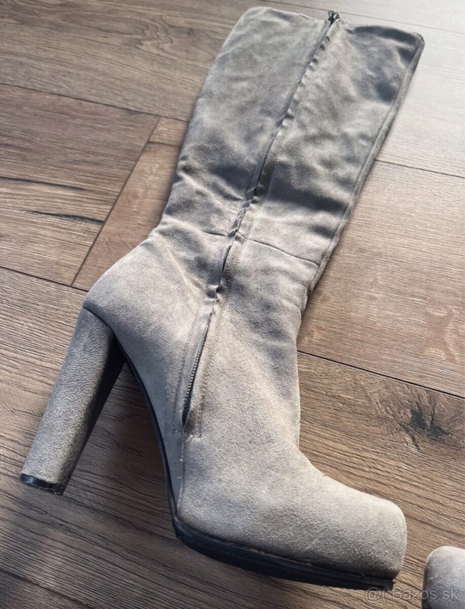 Damske cizmicky na opatku, zn. Calvin Klein, vel. 39 - 6