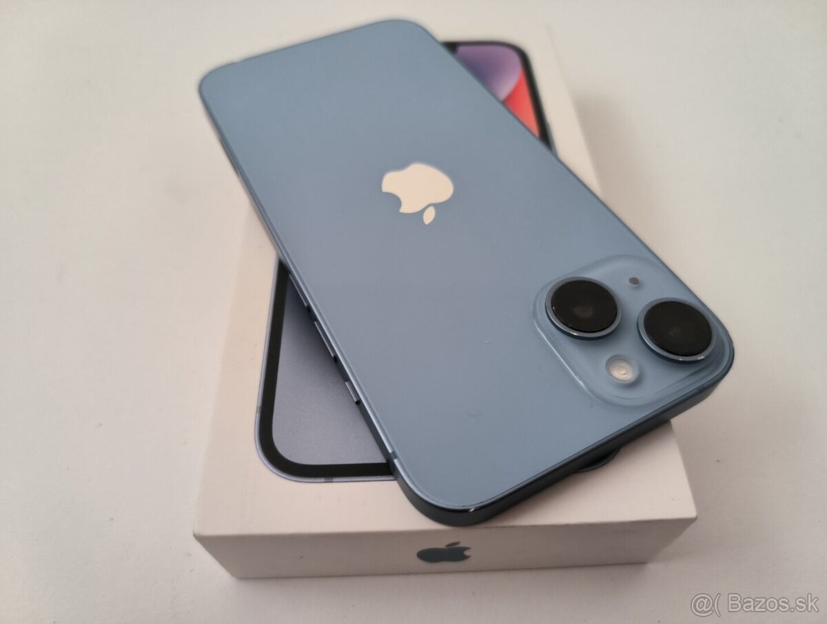 apple iphone 14 128gb Blue / Batéria 100% - 6
