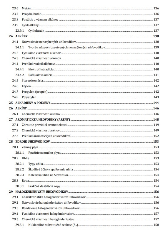 Chémia - k maturite a prijímacím skúškam - 6
