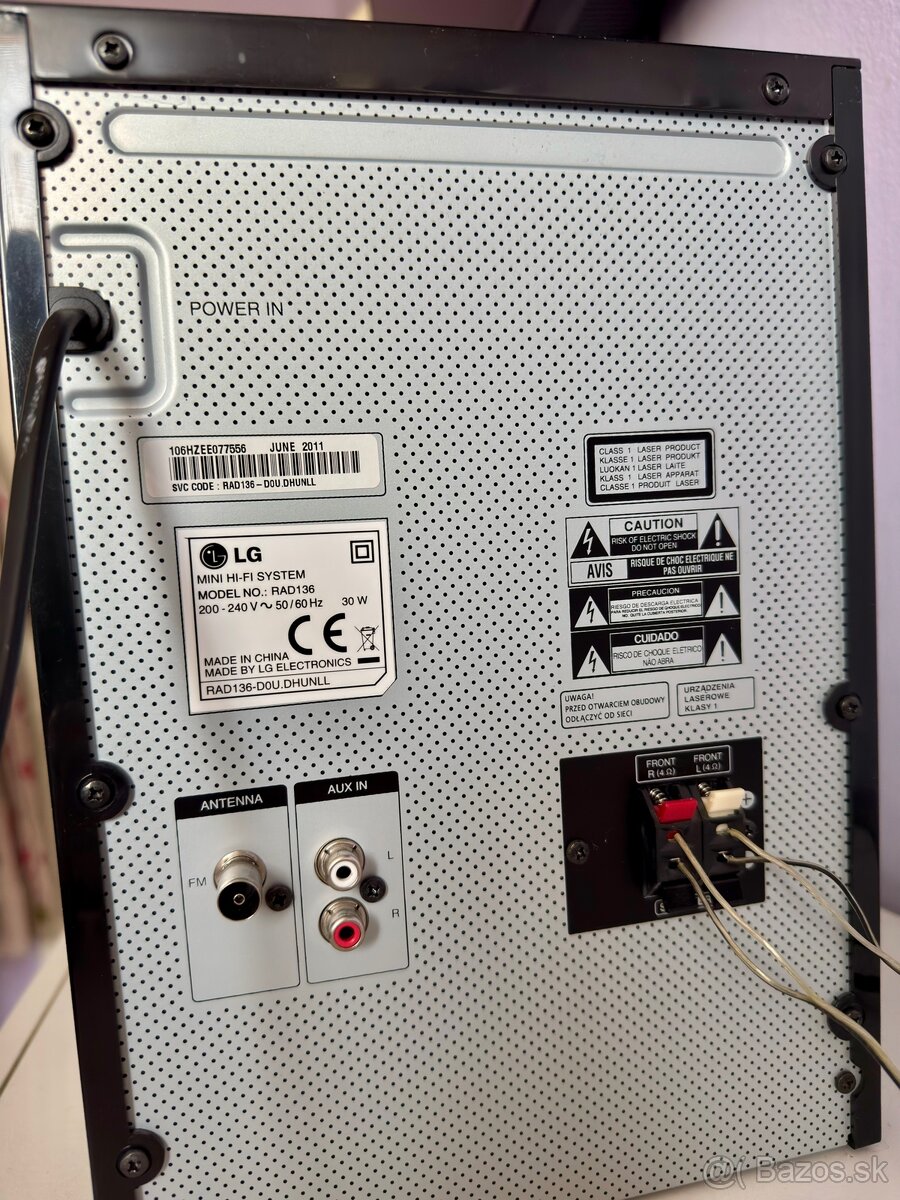 Audio systém LG RAD136 - 6