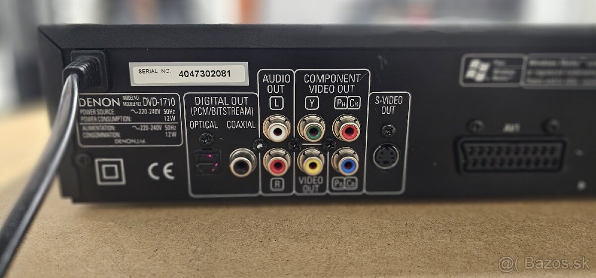 DENON DVD-1710 DVD/CD Prehrávač - 6