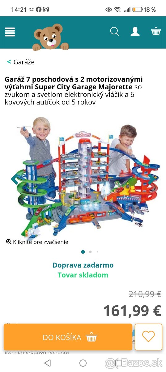 Autodraha - garáž Super City garage Majorette - 6
