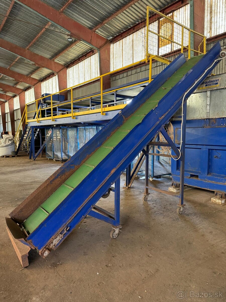 Pásový dopravník šikmý 5,6m - 6