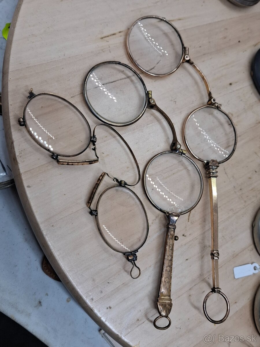 Predám starožitné okuliare lorňon 25€ ,cviker15€ - 6