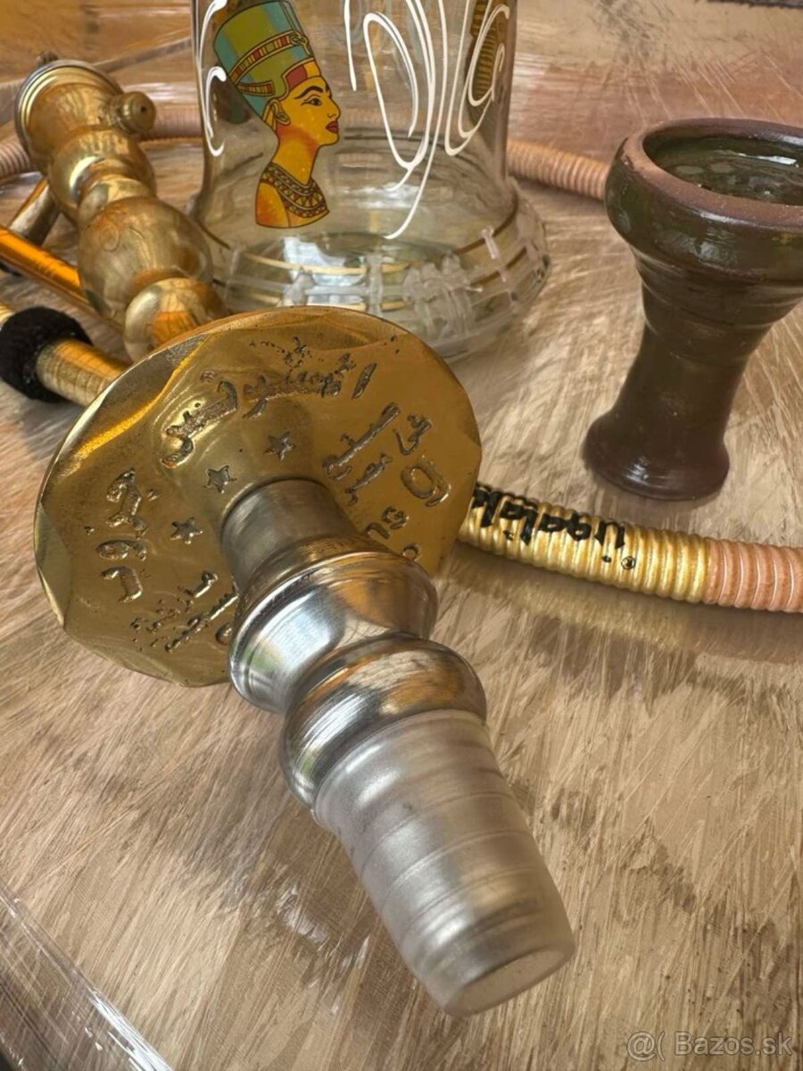 Predám novú egyptskú vodnú fajku (vyrobenú z mosadze). - 6